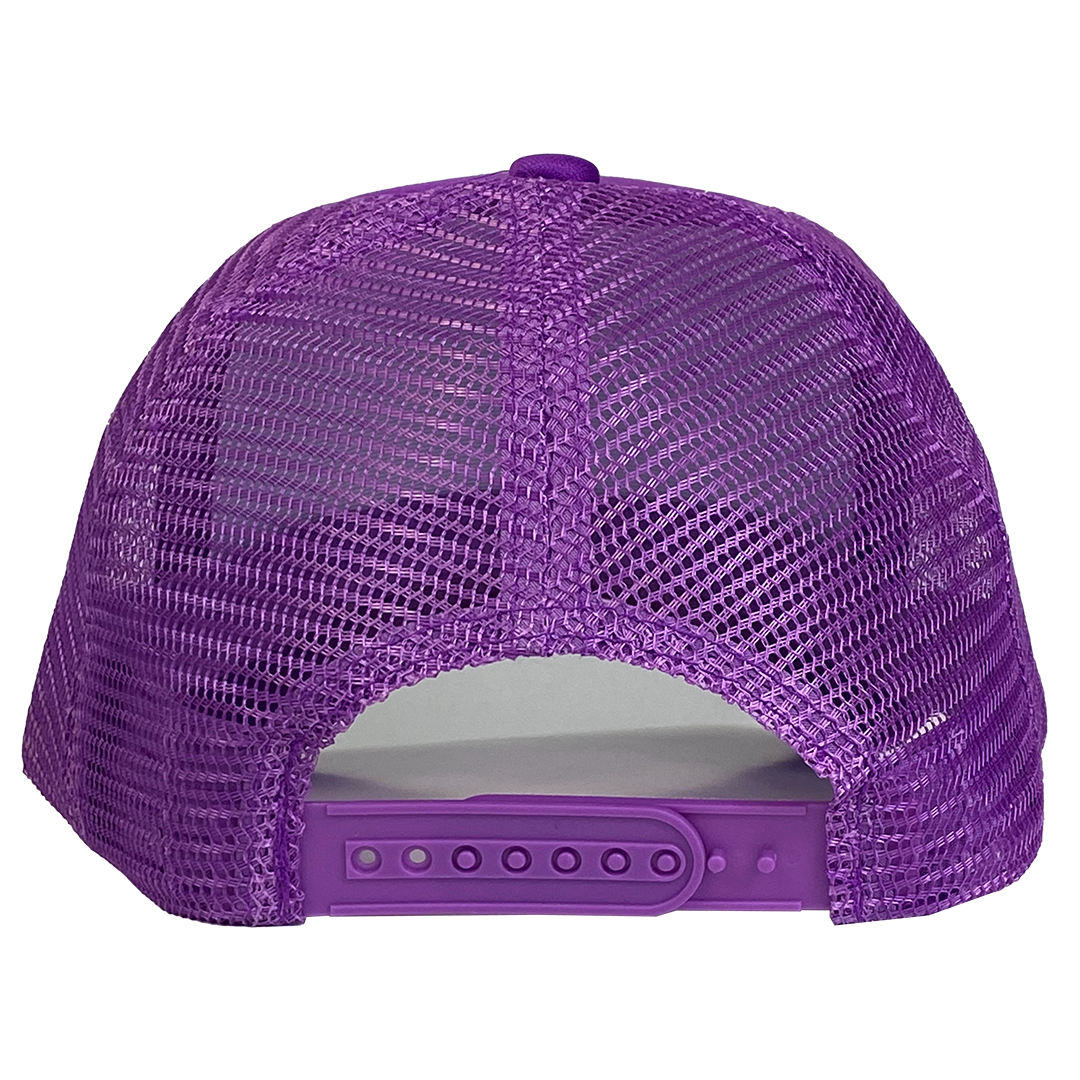 NLE Choppa "Logo" Trucker Hat in Purple - IMG_2885