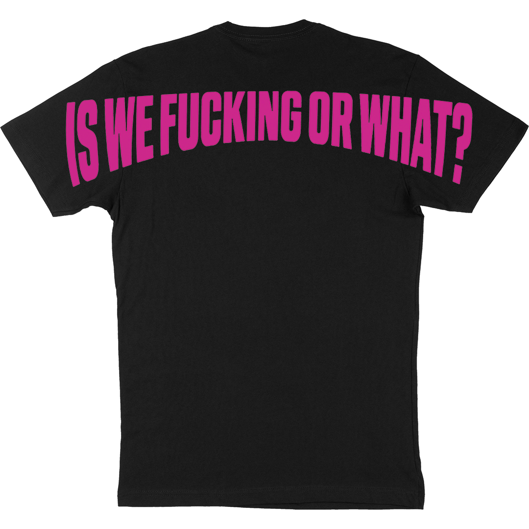 "IWFOW?" T-Shirt Black - ISWE-TSHIRTBLK2