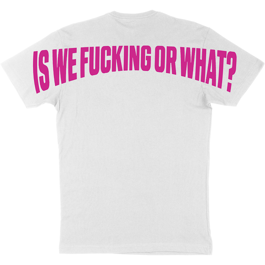 "IWFOW?" T-Shirt White - ISWE-TSHIRTWHT2