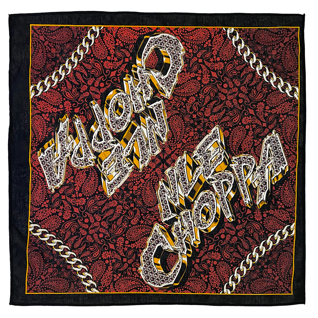 NLE Choppa "Gold Chain" Bandana - NLE-BANDANA1